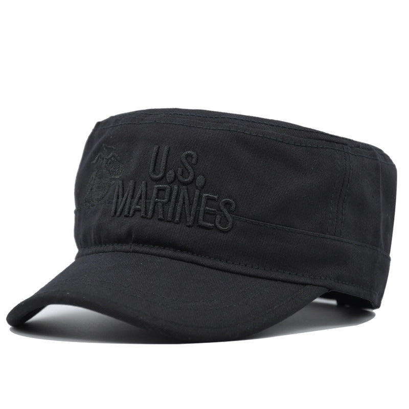 Camouflage military cap flat hat