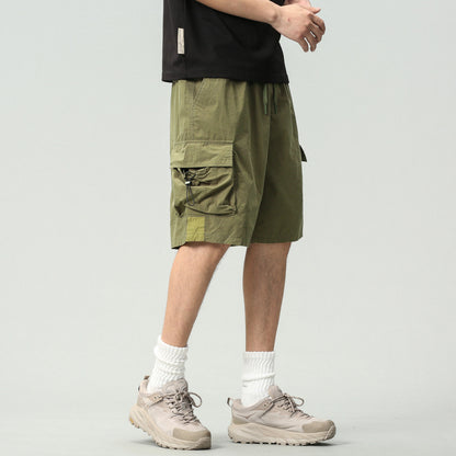 Fashion Personality Japanese Style Cargo Shorts Men
