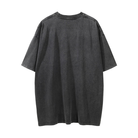 Skull Character Printed Short-sleeved T-shirt For Men