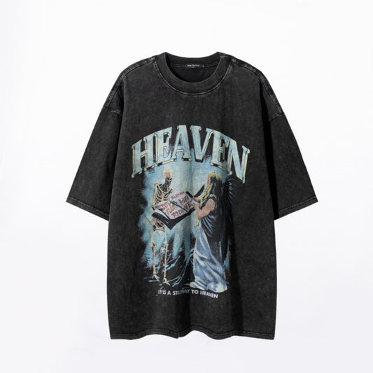Printed Skull Short-sleeved T-shirt For Men