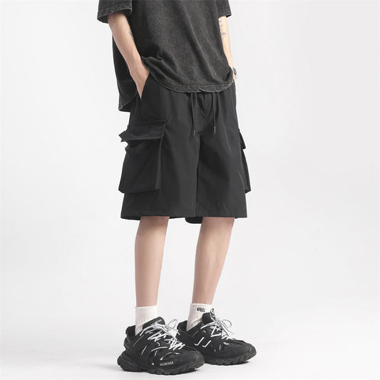 Thin Mechanical Style Workwear Shorts For Men