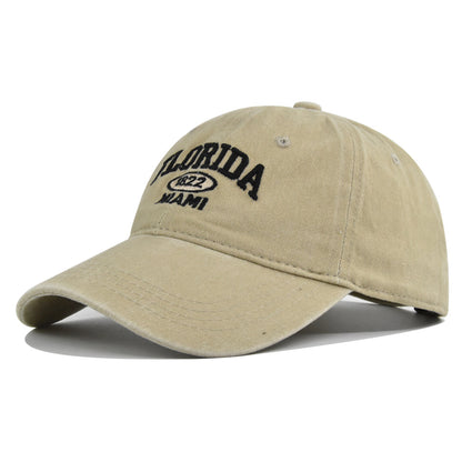 Retro Versatile Embroidered Baseball Cap