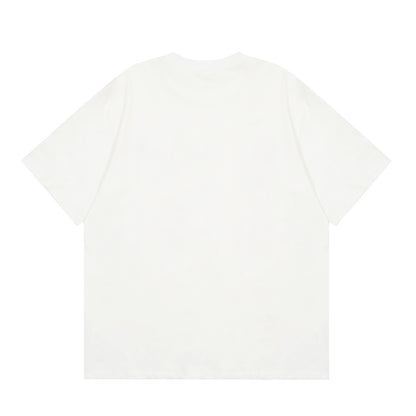 Twisted Letter Print Short-sleeve T-shirt Men