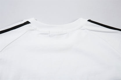 Letter Printed Cotton Short-sleeved T-shirt For Men