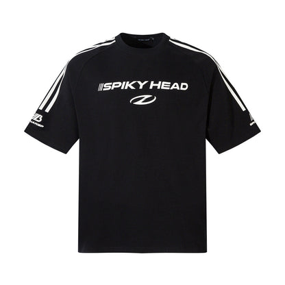 Letter Printed Cotton Short-sleeved T-shirt For Men