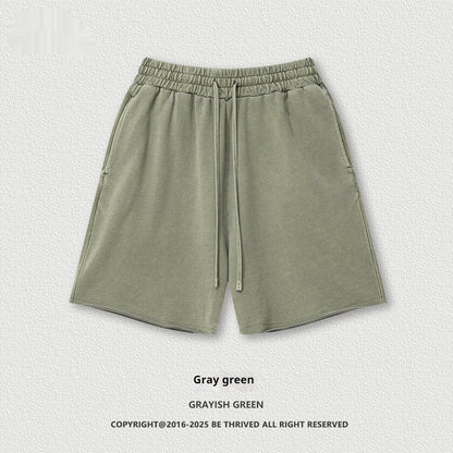 High Quality Curling Cropped Pants Casual Shorts Men