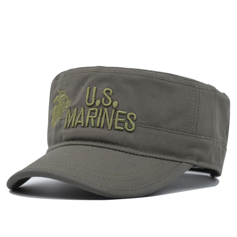 Camouflage military cap flat hat