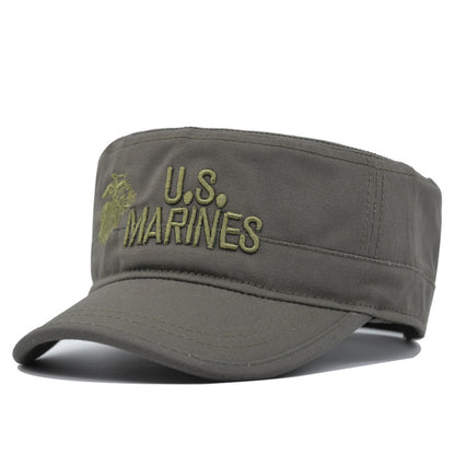 Camouflage military cap flat hat