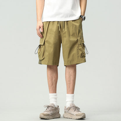 Fashion Personality Japanese Style Cargo Shorts Men