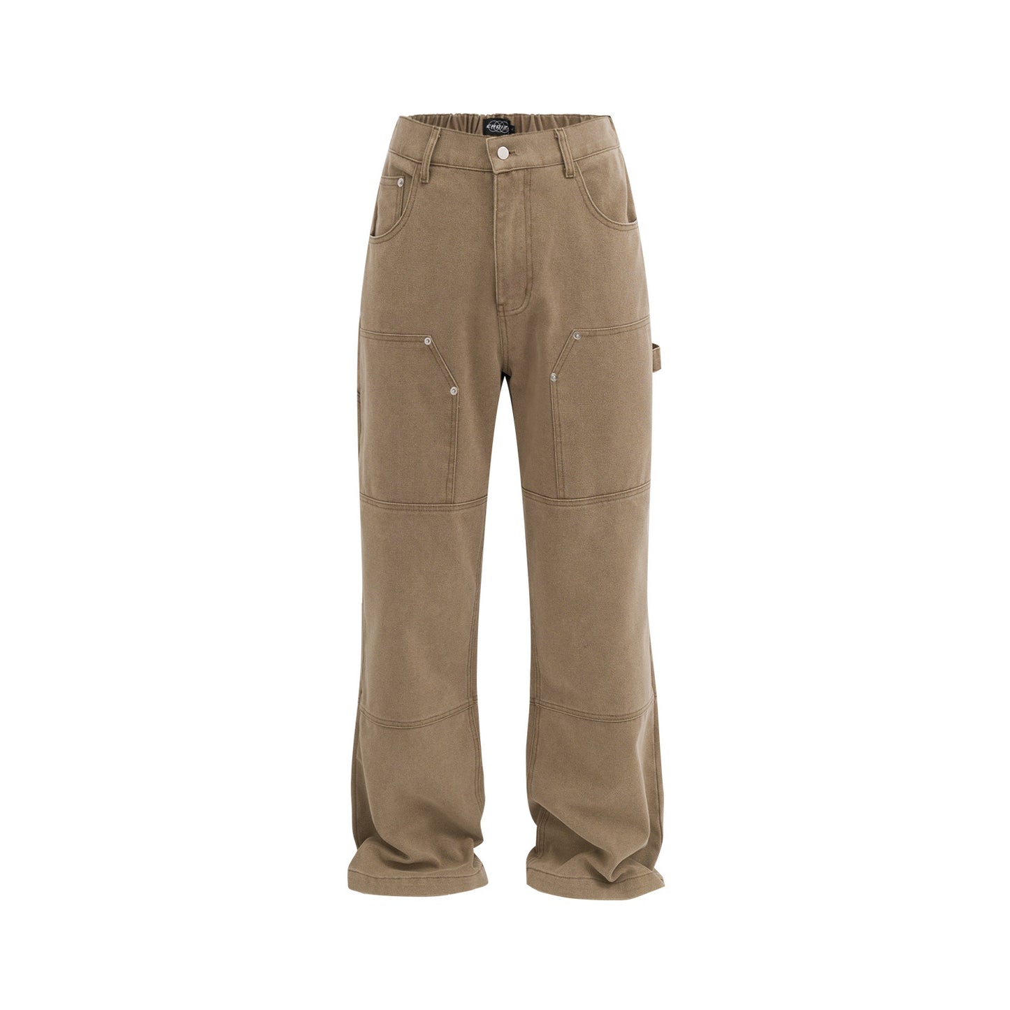 Punk Tooling Denim Logging Pants Men