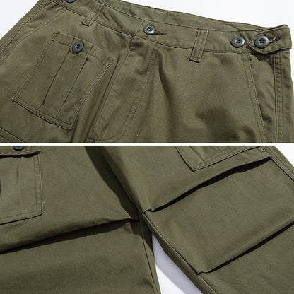 Fashion Pleated Casual Working Pants Men
