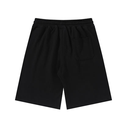 Patch Decoration Casual Straight-leg Shorts For Men