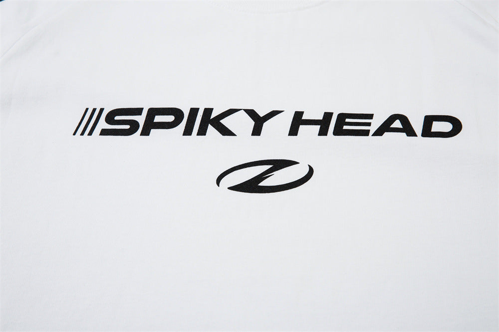 Letter Printed Cotton Short-sleeved T-shirt For Men