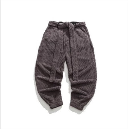 Lambswool Thick Retro Casual Cotton Pants Men
