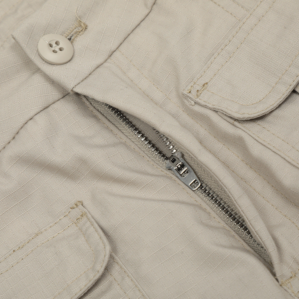 Fashion Solid Color Workwear Casual Pants Men