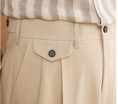 Breathable Business Casual Long Pants Men