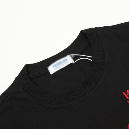Embroidered Letter Loose T-shirt For Men