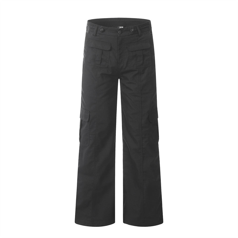 Fashion Solid Color Workwear Casual Pants Men