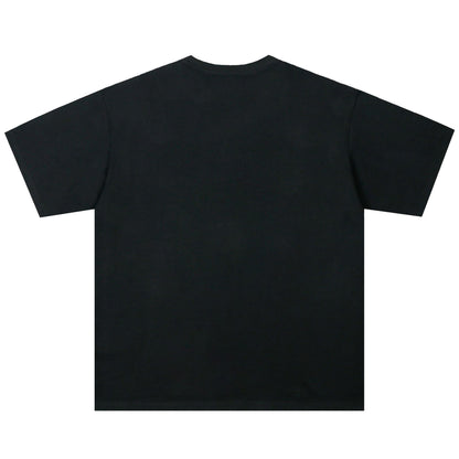 Butterfly Lily Printed Short-sleeved T-shirt For Men