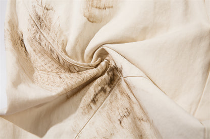 Dirty Painting Loose Casual Long Pants Men