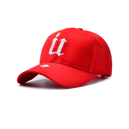 U letter baseball cap men's outdoor
