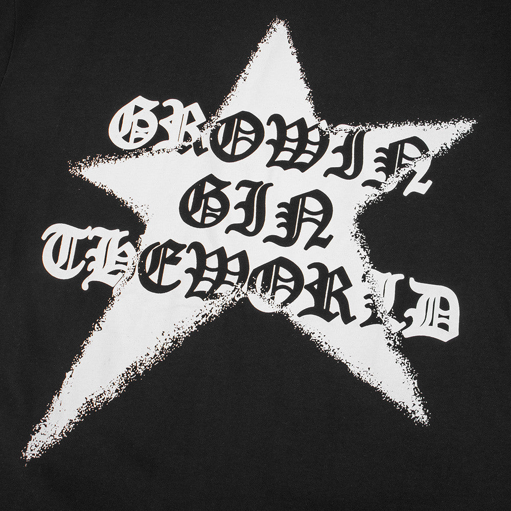 Design Five-pointed Star Letter Printed T-shirt Men