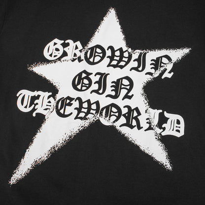 Design Five-pointed Star Letter Printed T-shirt Men