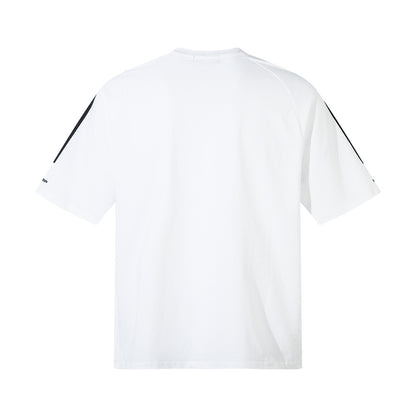 Letter Printed Cotton Short-sleeved T-shirt For Men