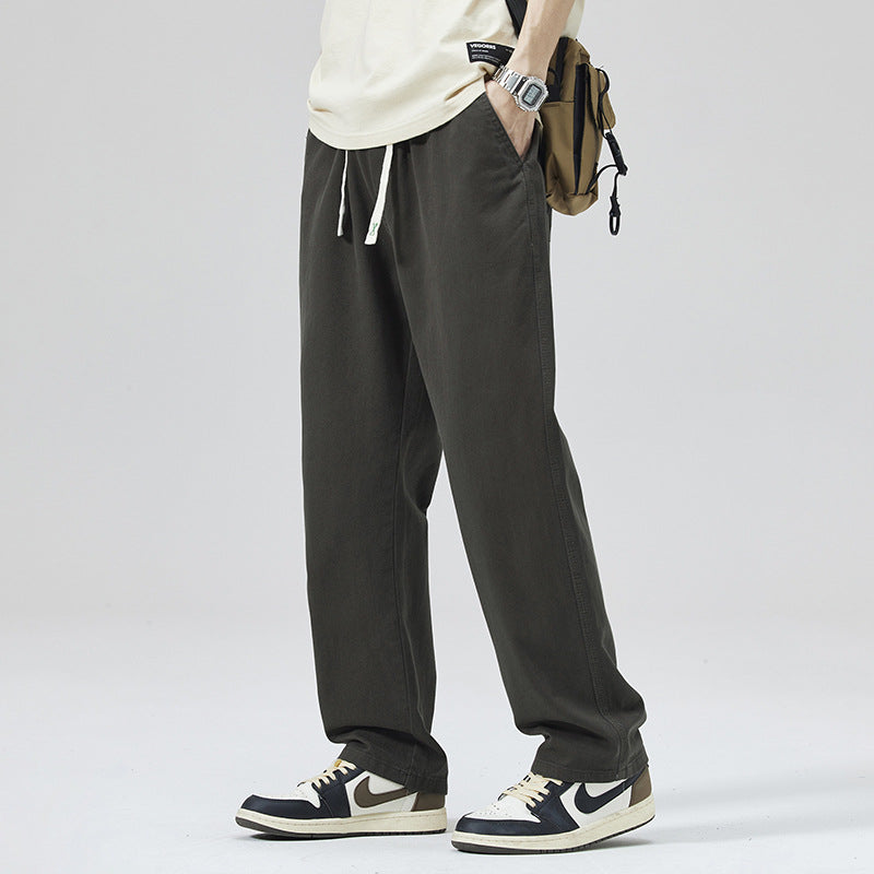 Japanese-style Retro Workwear Casual Pants Men
