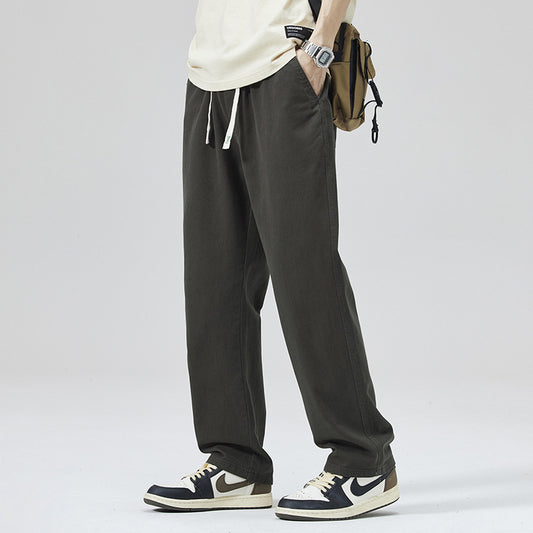 Japanese-style Retro Workwear Casual Pants Men