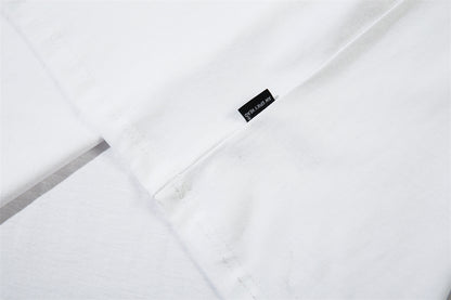 Letter Printed Cotton Short-sleeved T-shirt For Men
