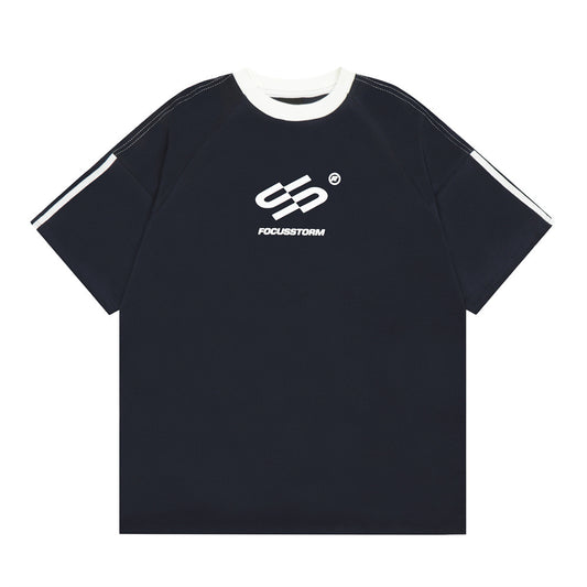 Creative Letter Print Short-sleeve T-shirt For Men