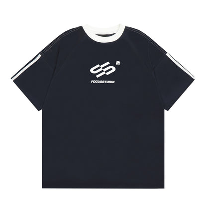 Creative Letter Print Short-sleeve T-shirt For Men