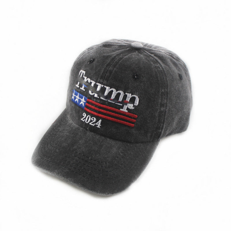 American Election Hat Washed Old Truck Driver Peaked Cap Sichuan Puwang Baseball Cap