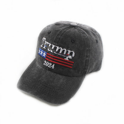 American Election Hat Washed Old Truck Driver Peaked Cap Sichuan Puwang Baseball Cap