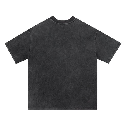 City Landscape Printed Short-sleeved T-shirt Men