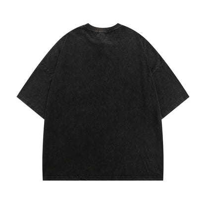 Summer Cotton Short Sleeve T-shirt Men
