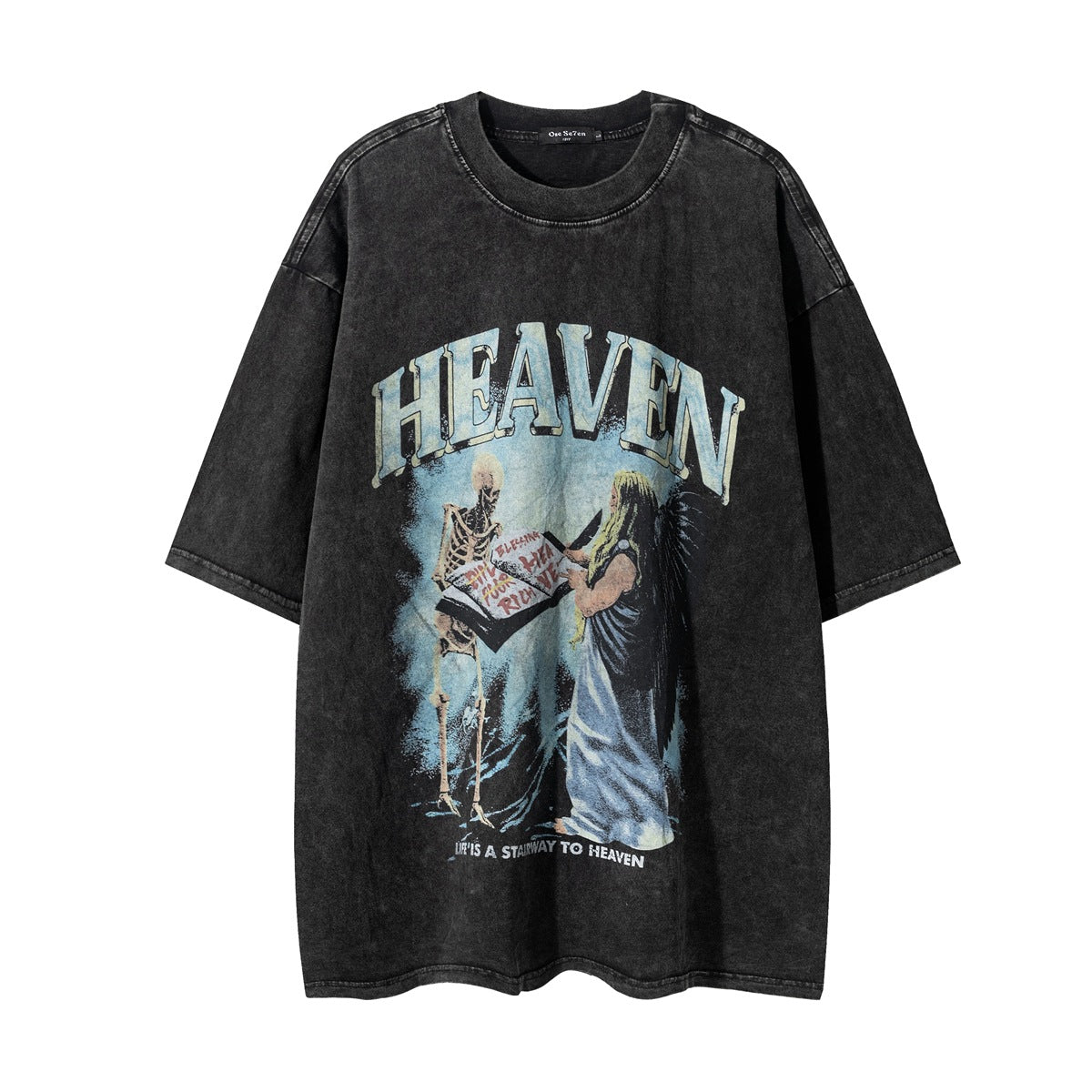 Printed Skull Short-sleeved T-shirt For Men