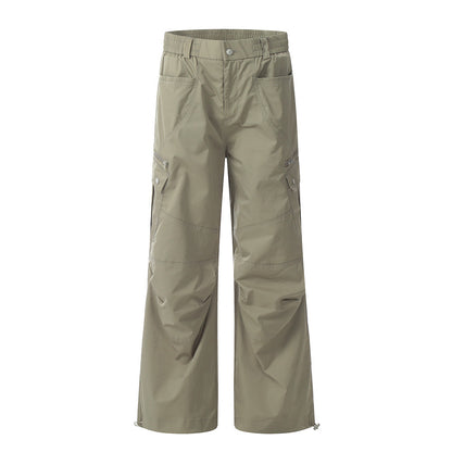 Fashion Zipper Workwear Casual Pants Men