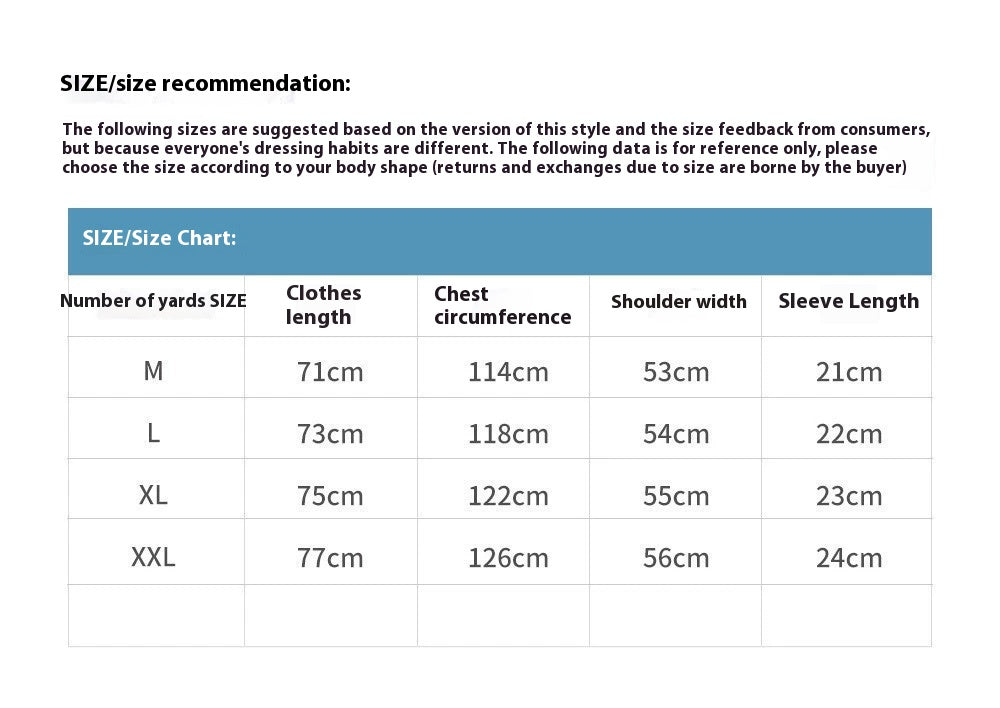 Five-pointed Star Printed T-shirt Top For Men