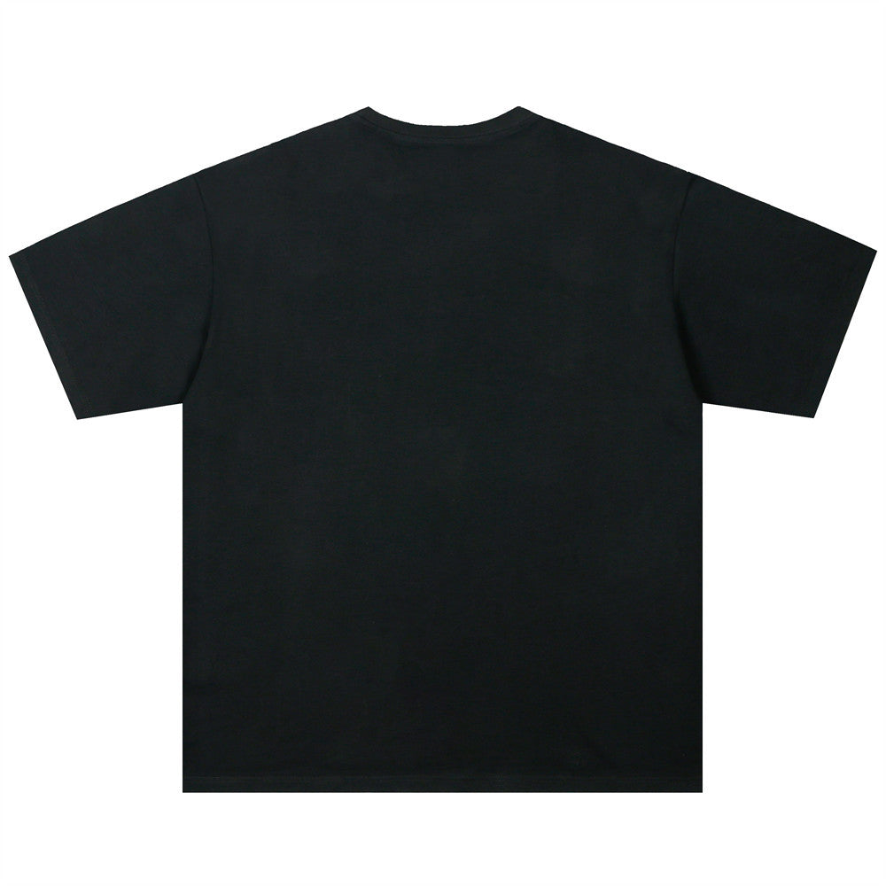Butterfly Lily Printed Short-sleeved T-shirt For Men