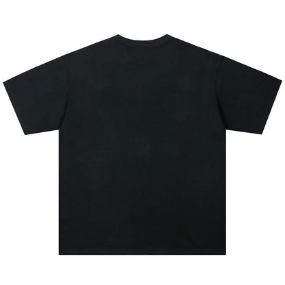 Butterfly Lily Printed Short-sleeved T-shirt For Men