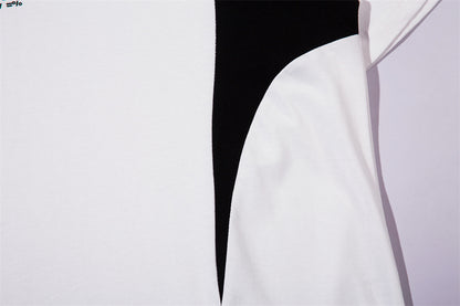 Contrast Color Sports Short-sleeved T-shirt Men