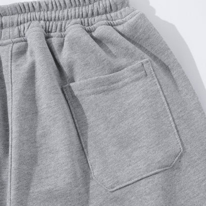 Patch Decoration Casual Straight-leg Shorts For Men