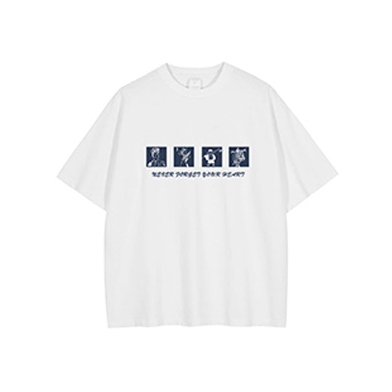 Fashion Summer Cotton Short Sleeve T-shirt Men