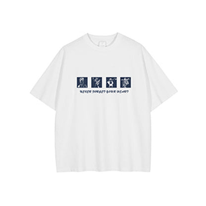 Fashion Summer Cotton Short Sleeve T-shirt Men