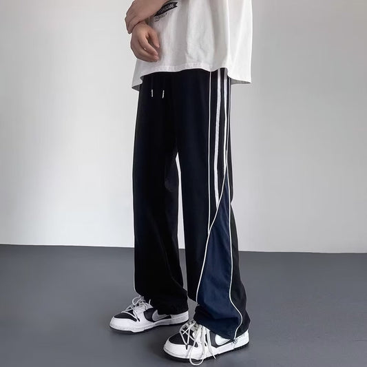 Fashion Personality Striped Casual Pants Men
