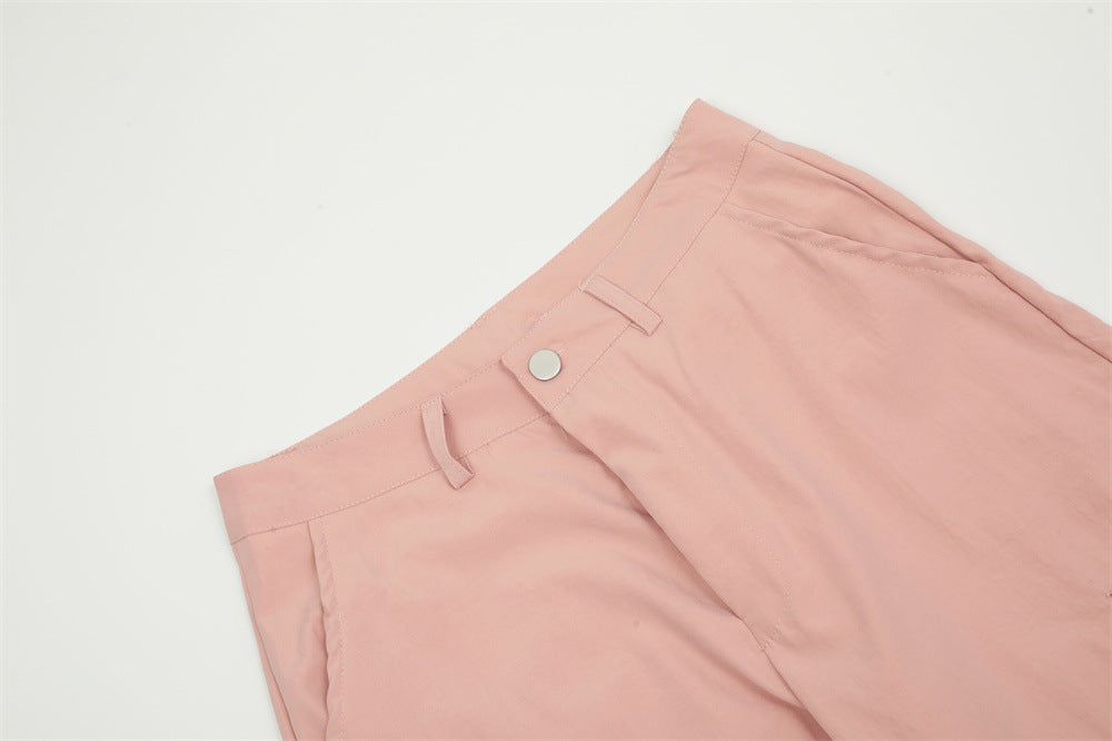 American Pleated Paratrooper Casual Pants Men