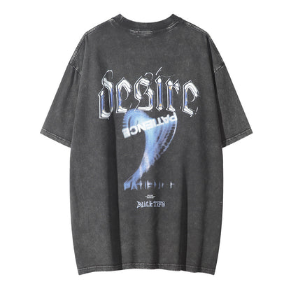 Pattern Printed T-shirt Top For Men