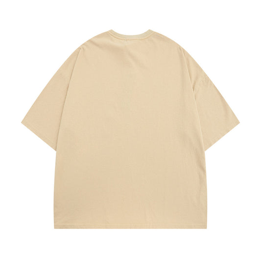 Summer Cotton Short Sleeve T-shirt Men